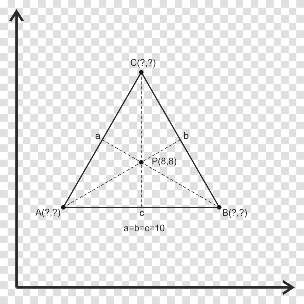 Equilateral Triangle Coordinates, Tent, Plot Transparent Png