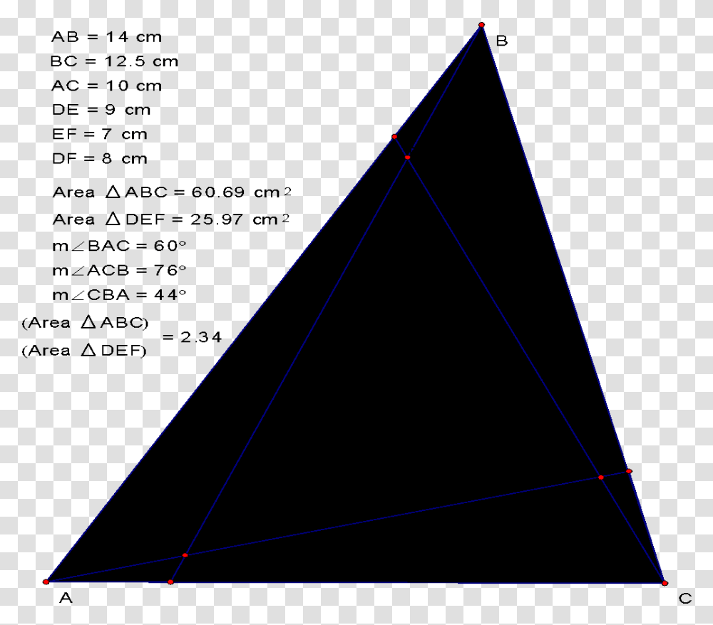 Equilateral Triangle Triangle, Bow Transparent Png