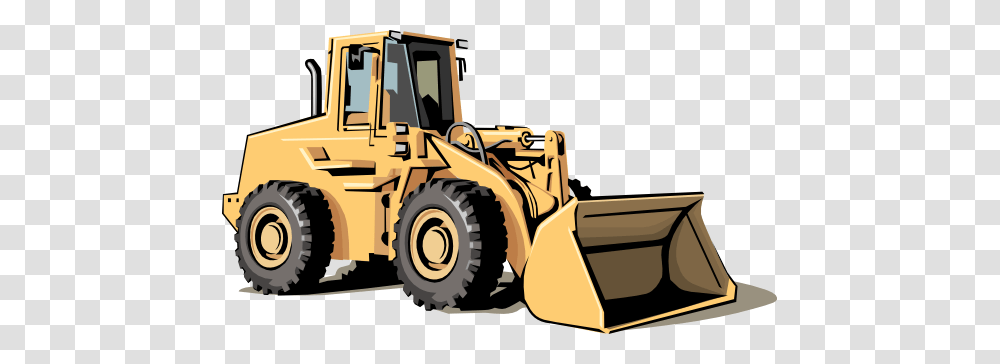 Equipment Clip Art Free, Bulldozer, Tractor, Vehicle, Transportation Transparent Png