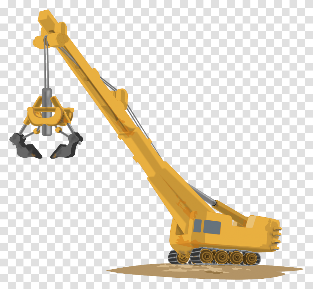 Equipment Crane Clip Art, Construction Crane Transparent Png