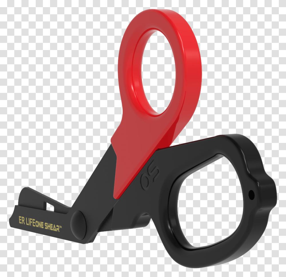 Er Life One Shear Black & Red Line Edition Solid, Blade, Weapon, Weaponry, Scissors Transparent Png