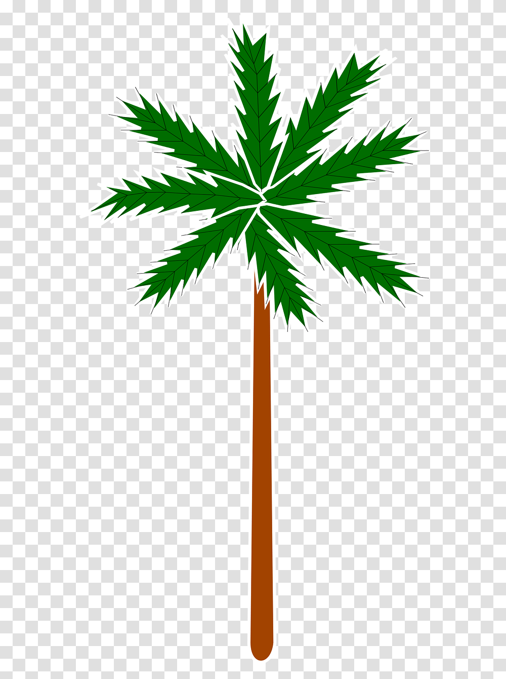 Erba Stilizzato Vettoriale, Plant, Tree, Palm Tree, Arecaceae Transparent Png