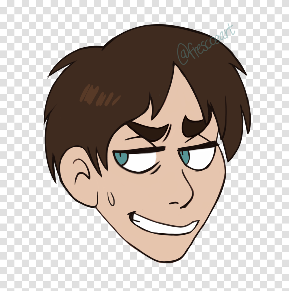 Eren, Face, Head, Smile Transparent Png