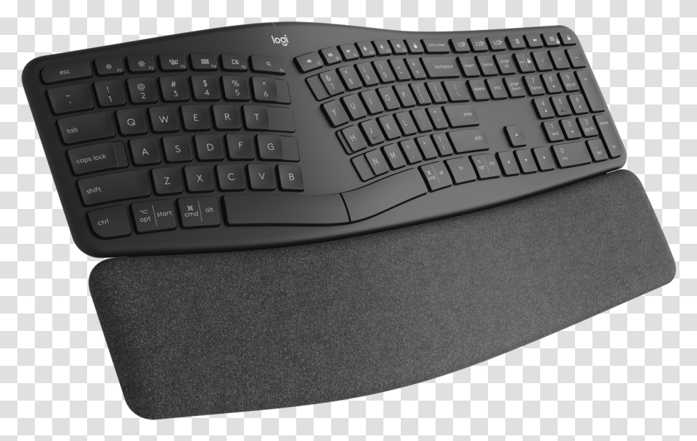 Ergo K860 Split Keyboard New Logitech Keyboard Ergonomic, Computer Keyboard, Computer Hardware, Electronics Transparent Png