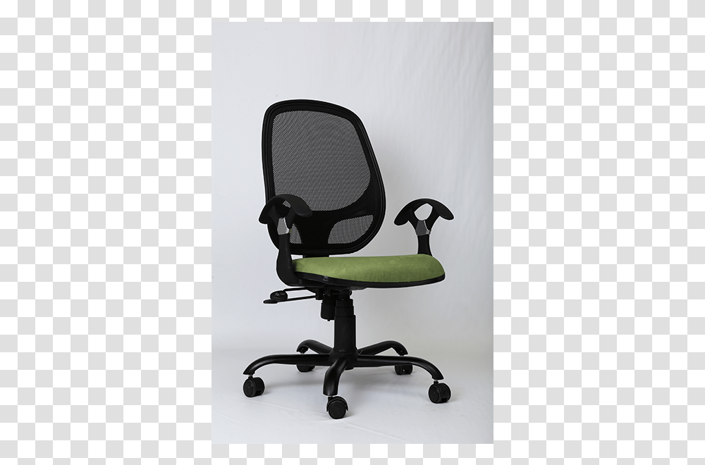 Ergonomic Revolving Chair Office Chair, Furniture, Cushion Transparent Png