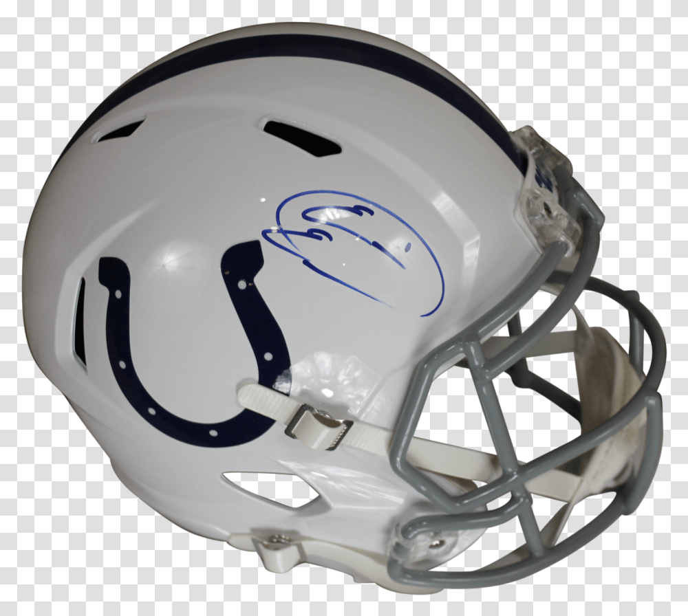 Eric Ebron Autographed Colts Speed Proline Helmet Wbeckett Face Mask, Apparel, Football Helmet, American Football Transparent Png