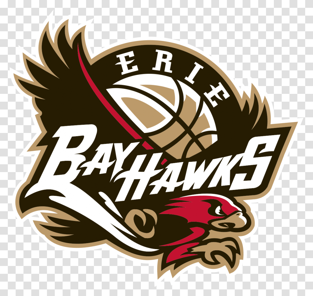 Erie Bayhawks Logo, Emblem, Trademark Transparent Png