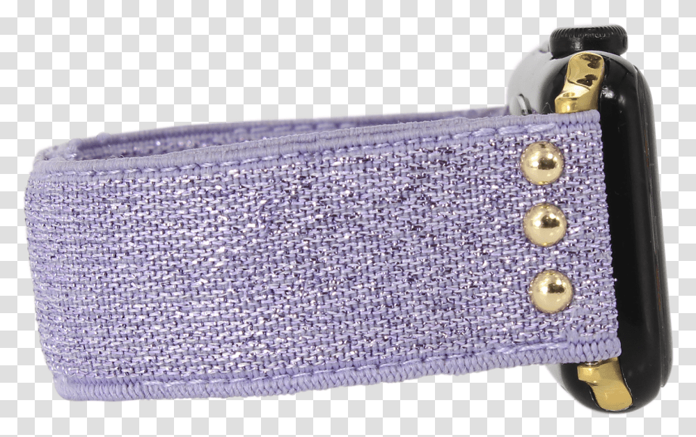 Erimish Stretchy Purple Glitter Apple Watch Band Gold 145 Cm Coin Purse, Rug, Accessories, Accessory, Handbag Transparent Png