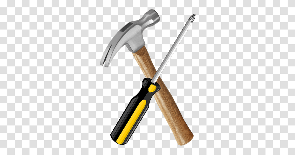 Erkoma, Hammer, Tool, Screwdriver Transparent Png