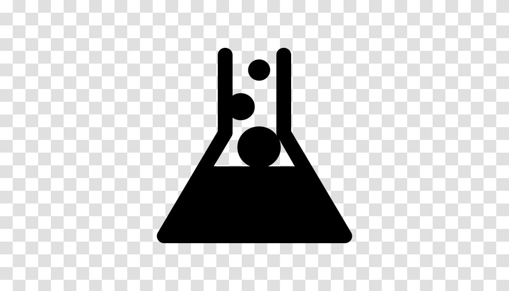 Erlenmeyer Flask Bub Erlenmeyer Experiment Icon With, Gray, World Of Warcraft Transparent Png