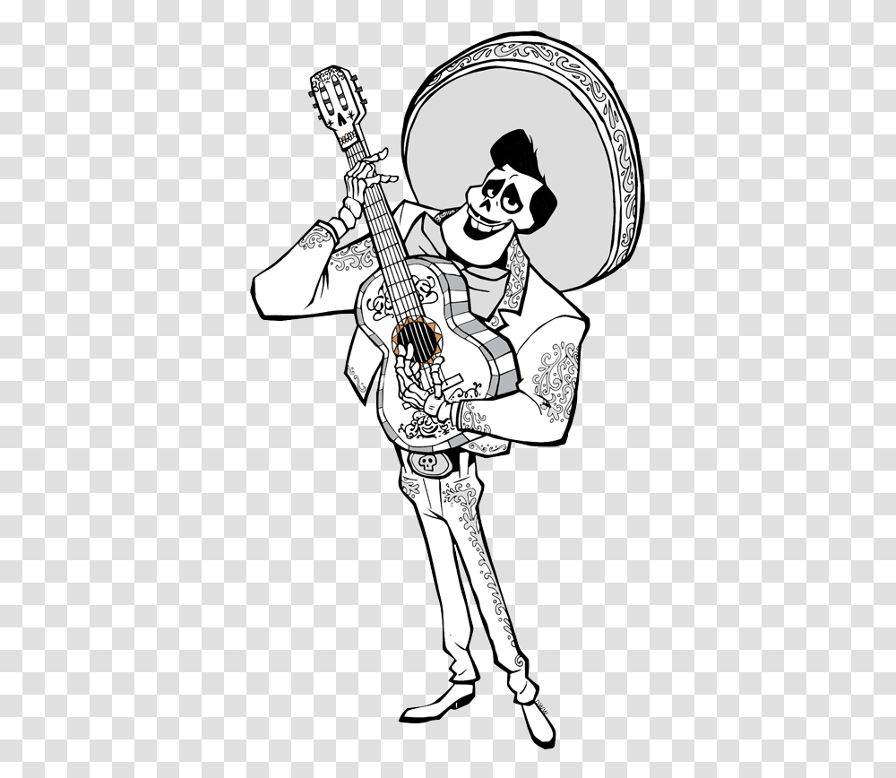 Ernesto De La Cruz Coco Pixar, Leisure Activities, Guitar, Musical Instrument, Bass Guitar Transparent Png
