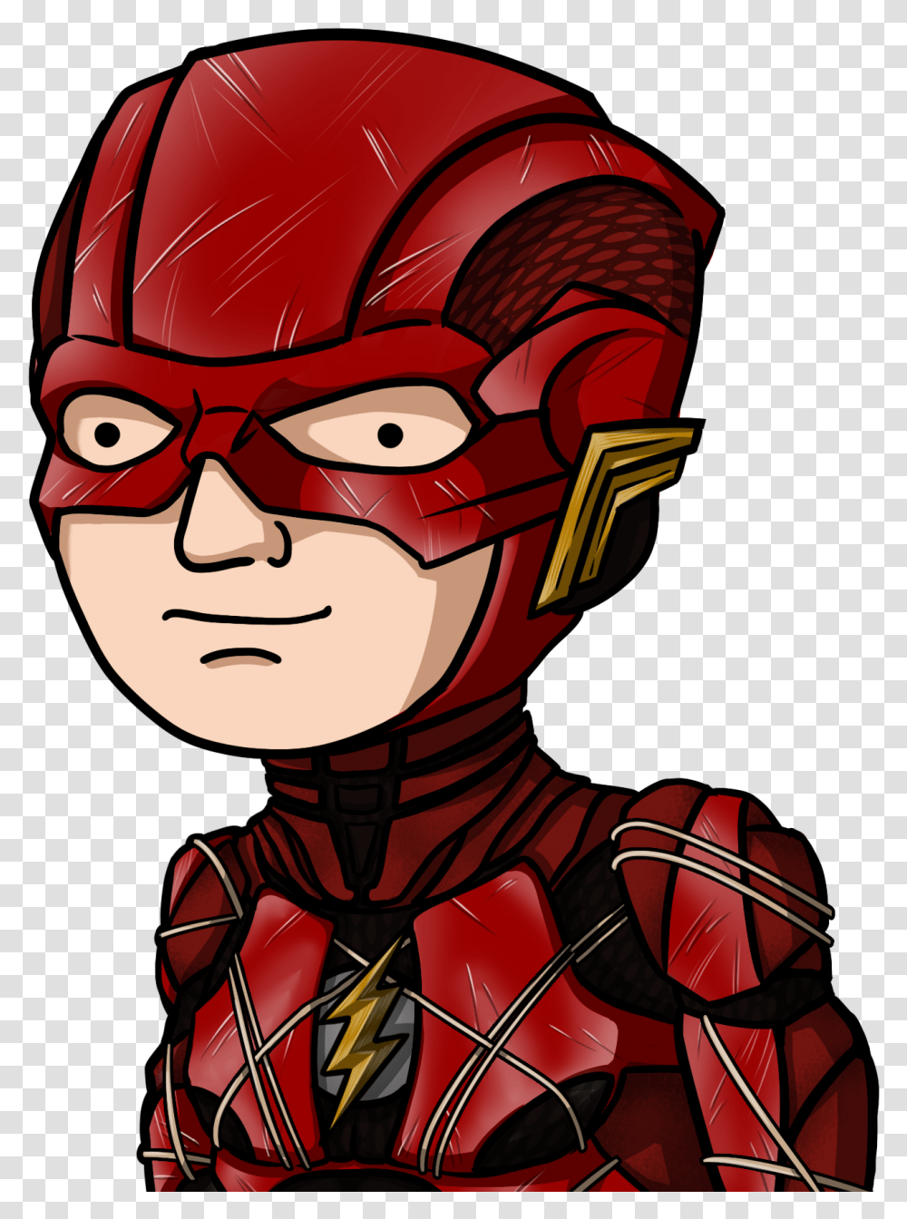 Ero As The Flash Barry Allen, Helmet, Apparel Transparent Png