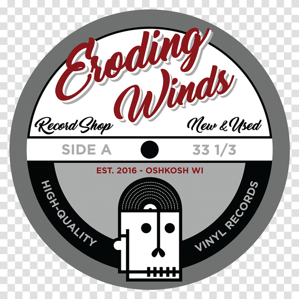 Eroding Winds Record Shop Is A Vinyl Focused Brick Eroding Winds Record Shop, Label, Sticker, Advertisement Transparent Png