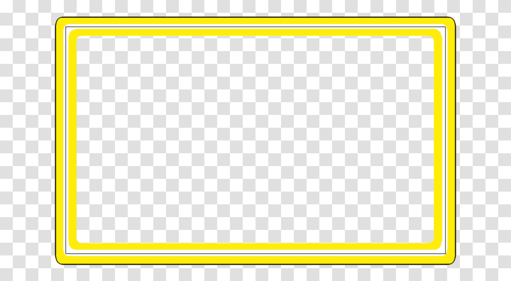 Erol S Video Movie Box Border Rectangle With Yellow Border, Blackboard, Word Transparent Png