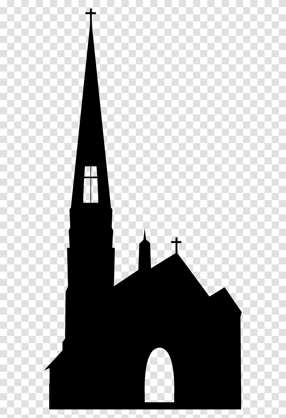 Erqi Memorial Tower Silhouette Church Church Silhouette, Spire, Architecture, Building, Steeple Transparent Png