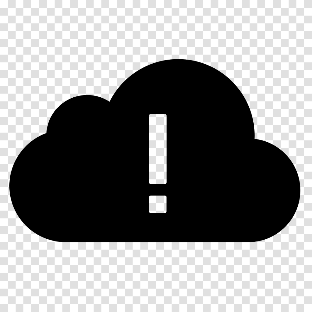 Error Cloud Filled Icon, Gray, World Of Warcraft Transparent Png
