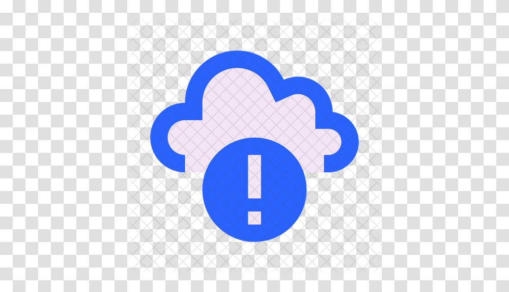 Error In Cloud Icon Of Colored Outline Louvre, Security, Light, Flare, Heart Transparent Png