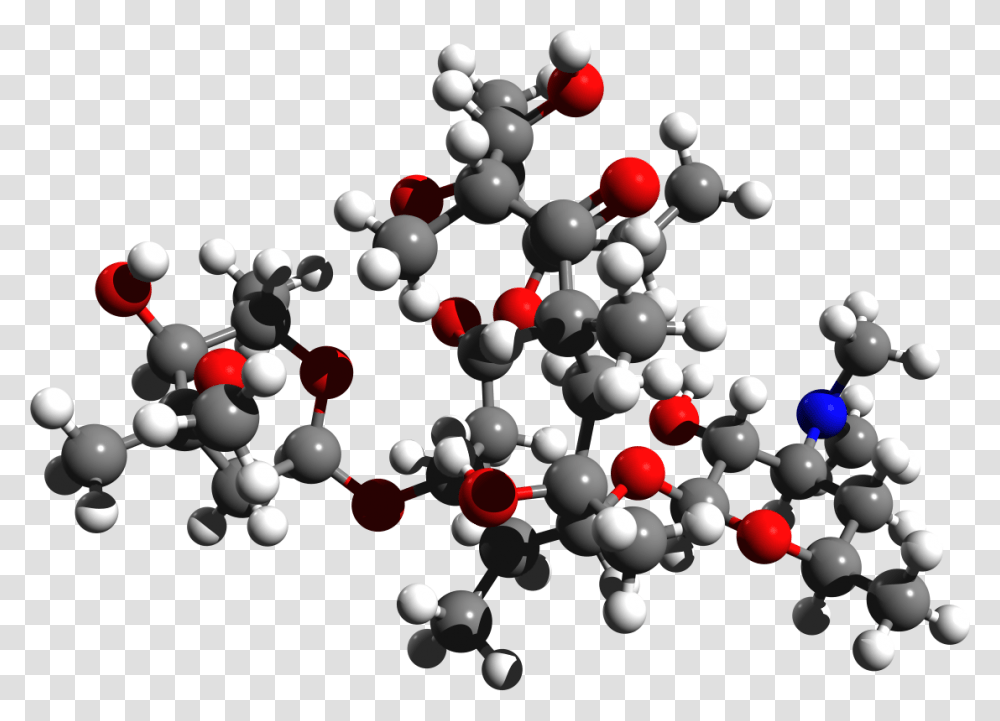 Erythromycin 3d Structure Erythromycin Molecular Structure 3d, Balloon, Nuclear Transparent Png