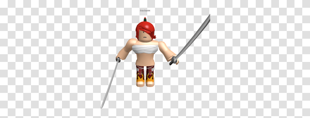 Erza Scarlet Fairy Tail By Tigma Roblox Cartoon, Person, Figurine, Duel, People Transparent Png