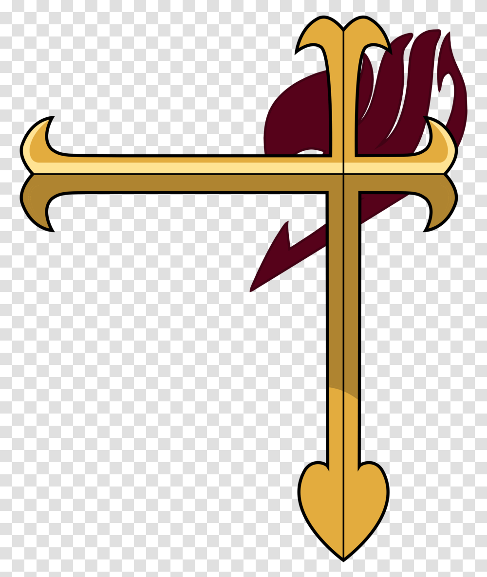 Erza Scarlet Fairy Tail Erza Symbol, Cross, Arrow, Emblem, Leisure Activities Transparent Png
