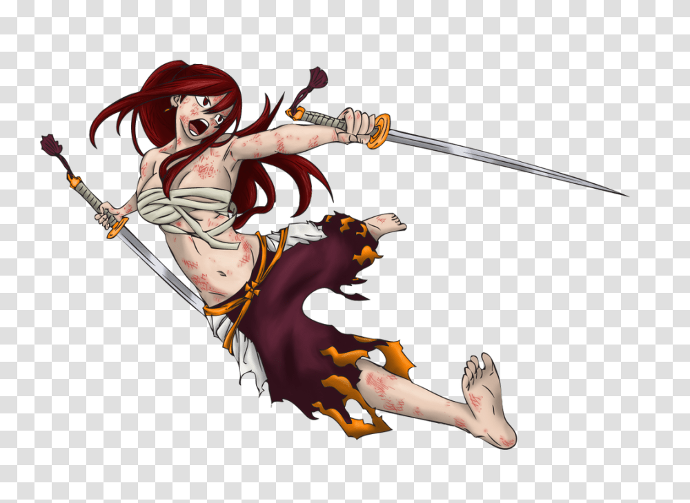 Erza Scarlet, Person, Human, Weapon, Weaponry Transparent Png