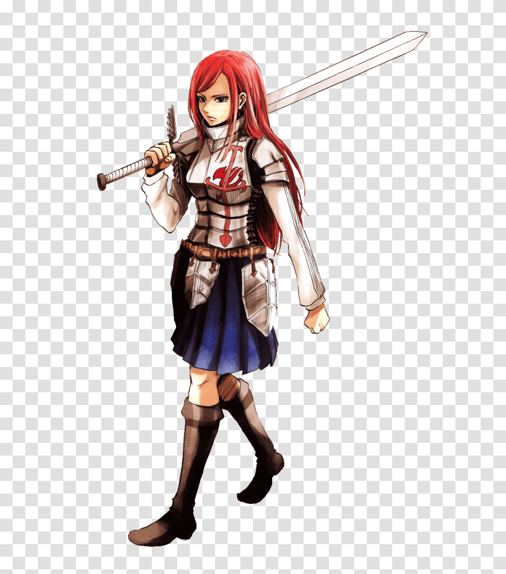 Erza Scarlet Render, Person, Human, Samurai, Costume Transparent Png