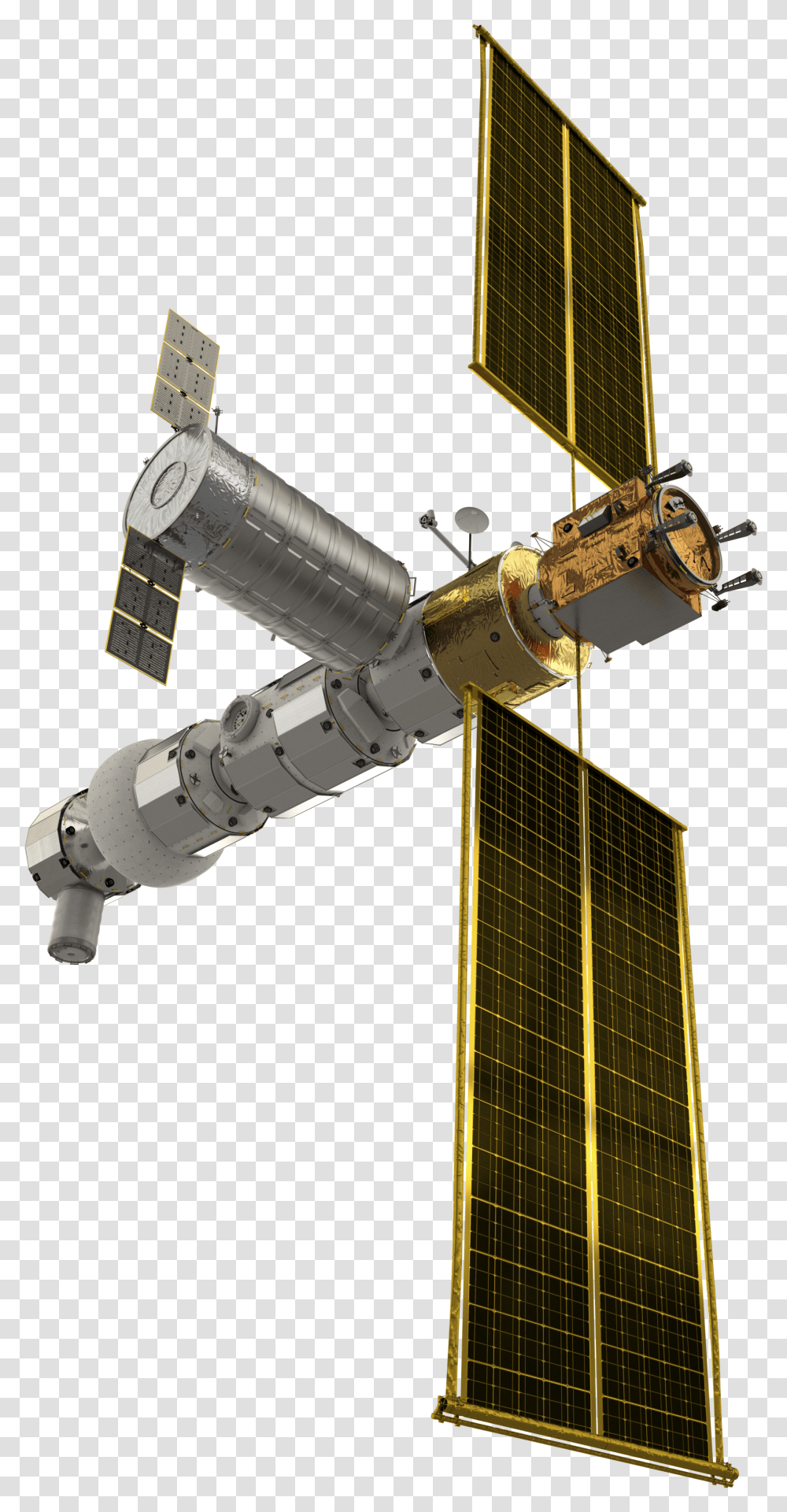 Esa Gateway Solar Arrays - Background Satellite, Space Station, Telescope, Cross, Symbol Transparent Png