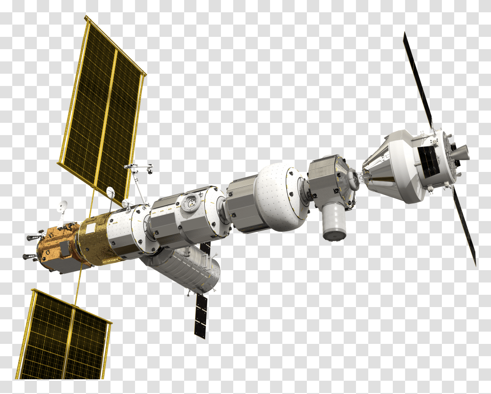 Esa Gateway With Orion Arriving - Background Space Station Transparent Png