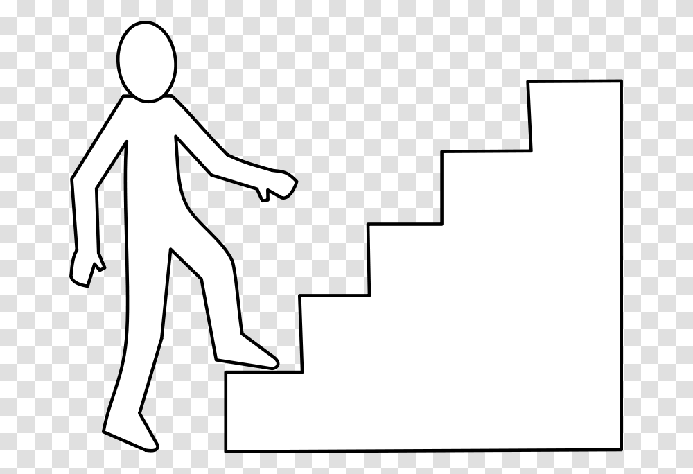 Escalier Staircase Free Vector, Person, Silhouette, Sport, Stencil Transparent Png