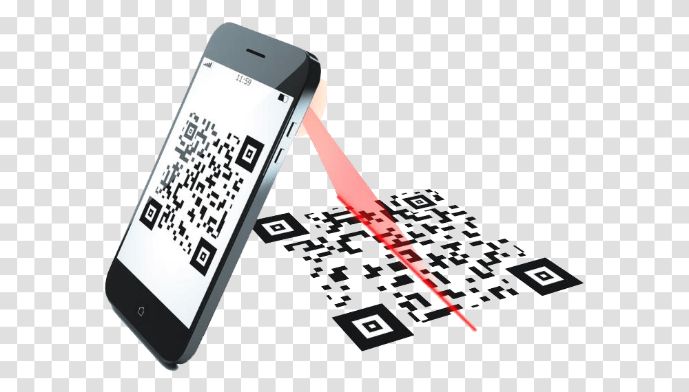 Escaner De Codigo De Barras Captura De Pantalla Qr Code, Mobile Phone, Electronics, Cell Phone Transparent Png