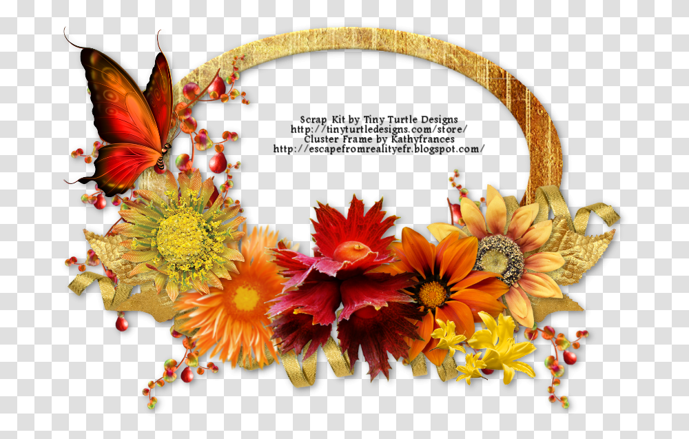 Escape From Reality Blog Ftu 'autumn Flame' Cluster Cluster Tubes Autumn, Graphics, Art, Floral Design, Pattern Transparent Png