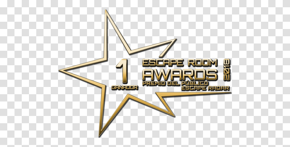 Escape Room Awards 2018, Star Symbol Transparent Png