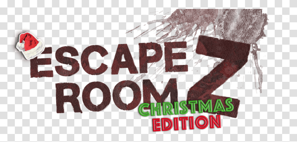 Escape Room Z Heading Christmas Poster, Word, Alphabet, Book Transparent Png