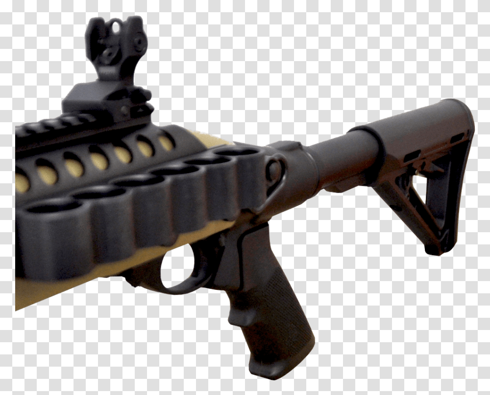 Escopeta Ge 870 Tan Assault Rifle, Gun, Weapon, Weaponry, Shotgun Transparent Png
