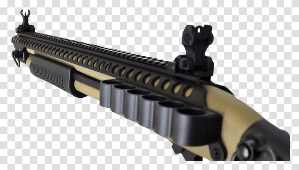 Escopeta Ge 870 Tan Firearm, Gun, Weapon, Weaponry, Shotgun Transparent Png