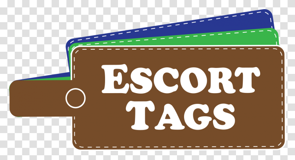 Escort Luggage Tags Made With Quality Leather For Weddings, Label, Number Transparent Png
