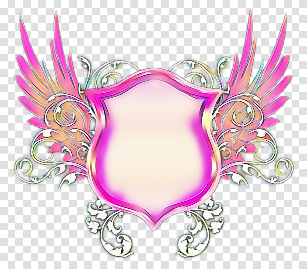 Escudo Alas Scshield Shield Puesto23 Shield With Wings, Pattern, Graphics, Art, Purple Transparent Png