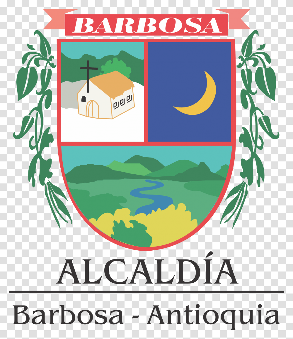 Escudo Barbosa Alcaldia De Barbosa, Label, Armor, Poster Transparent Png