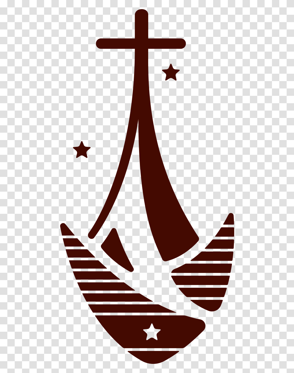 Escudo Carmelitas Misioneras, Cross, Anchor, Hook Transparent Png
