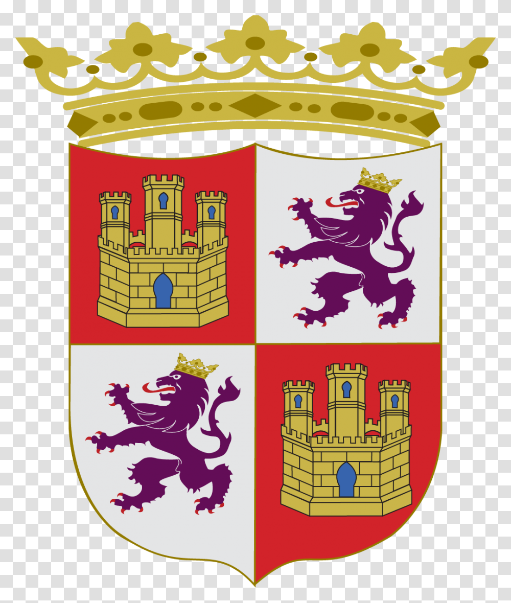 Escudo Corona De Castilla Catherine Of Aragon Crest, Building, Architecture Transparent Png