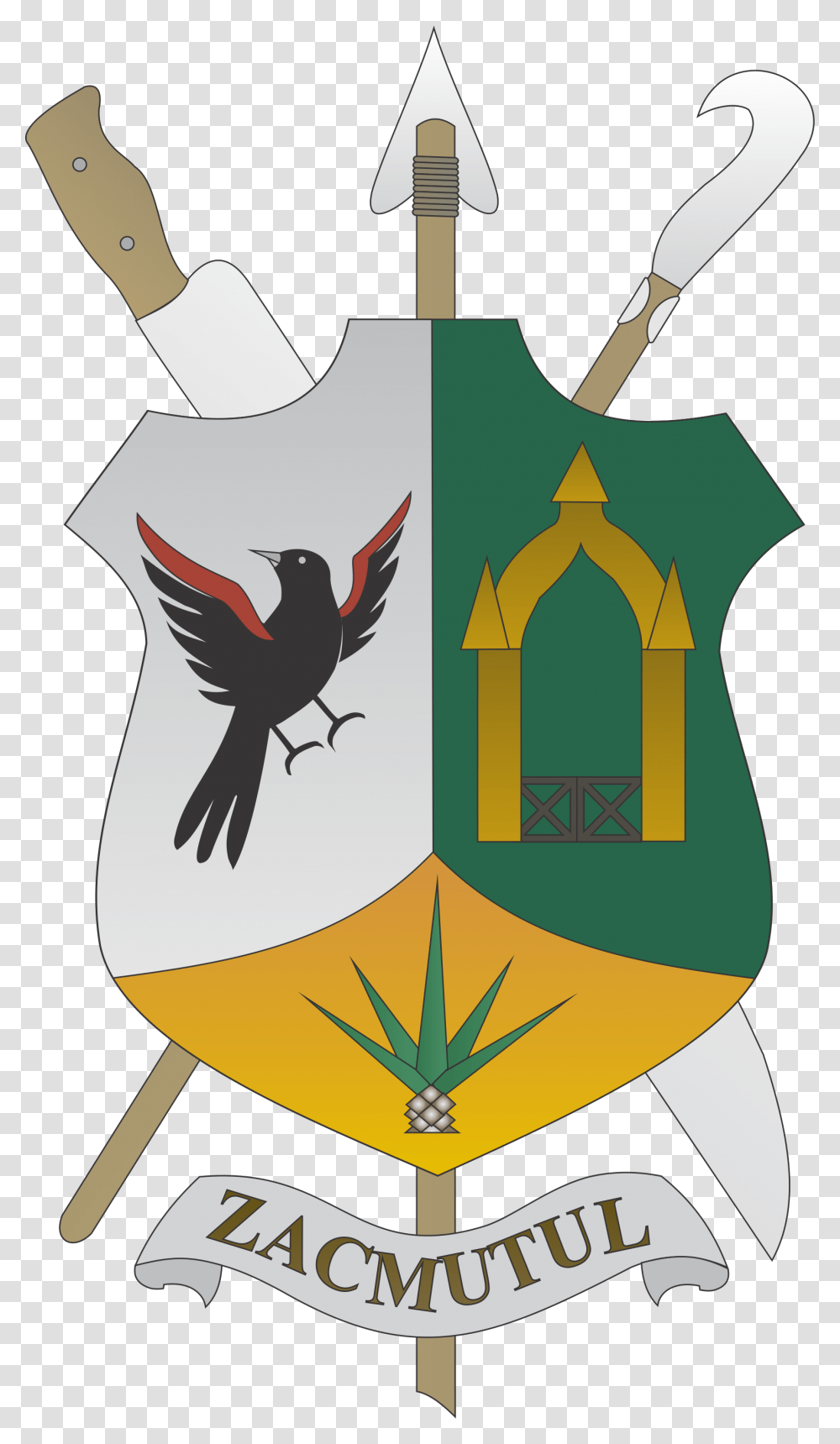 Escudo De Armas Oficial Escudo De Motul Yucatan, Armor, Shield, Bird, Animal Transparent Png