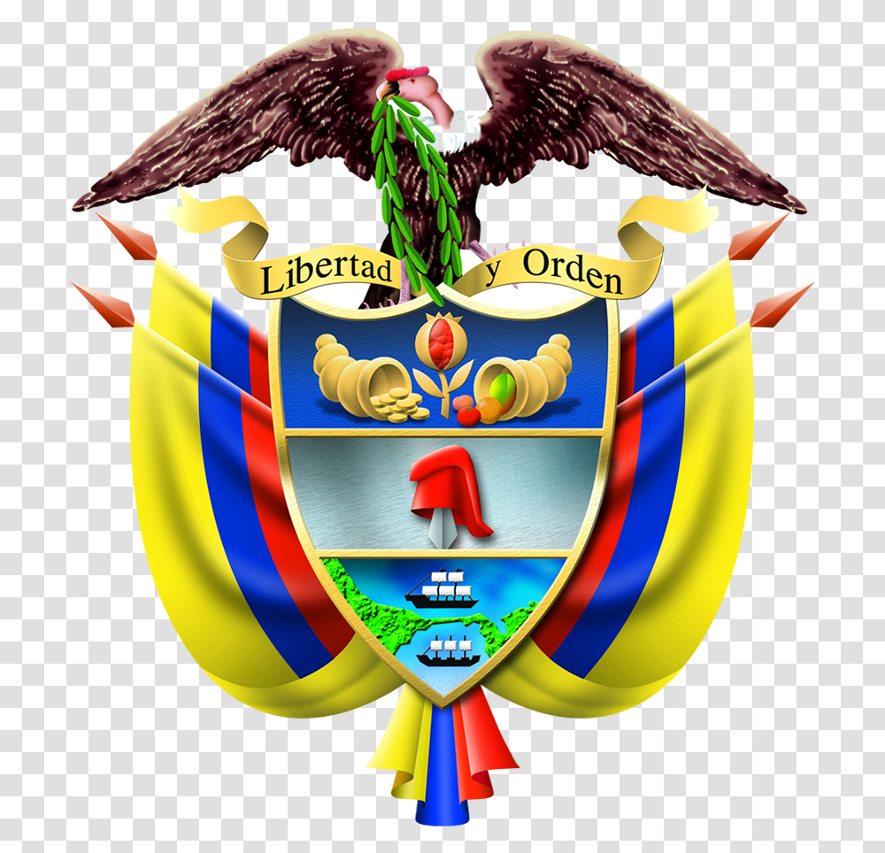 Escudo De Colombia, Bird, Animal, Eagle Transparent Png
