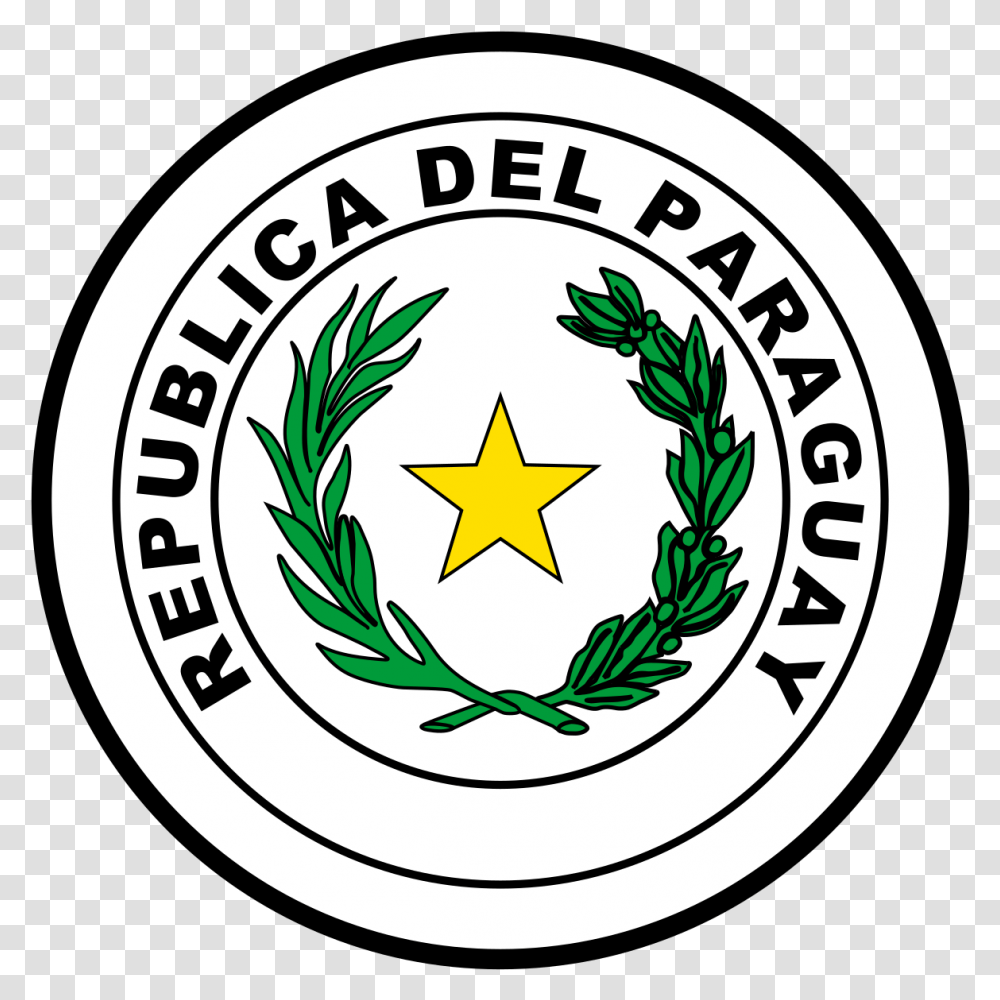 Escudo De La Bandera De Paraguay, Star Symbol, Logo, Trademark Transparent Png