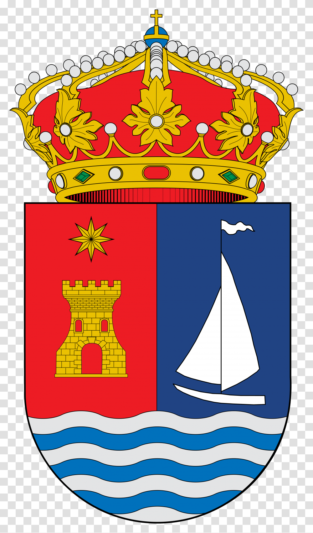 Escudo De Torre Del Mar, Jewelry, Accessories, Accessory, Crown Transparent Png