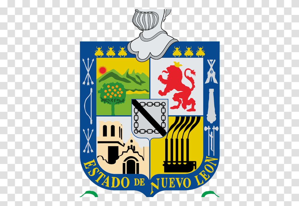 Escudo Del Estado De Nuevo Leon Logo Vector Escudo De Nuevo Len, Poster, Label Transparent Png