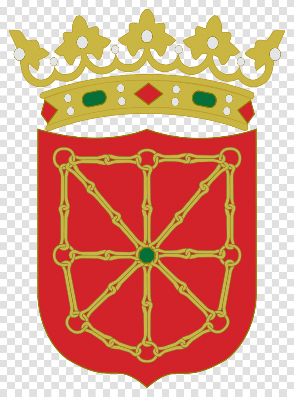 Escudo Del Reino De Navarra Crown Of Aragon, Jewelry, Accessories, Accessory, Pattern Transparent Png