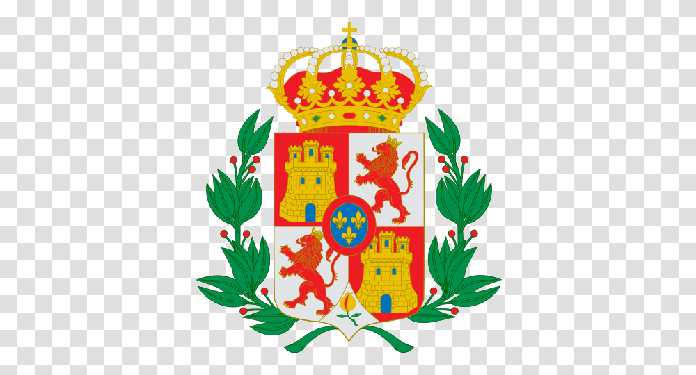 Escudo Del Rey De Abreviado Antes De Con Ramas De, Logo, Trademark, Emblem Transparent Png
