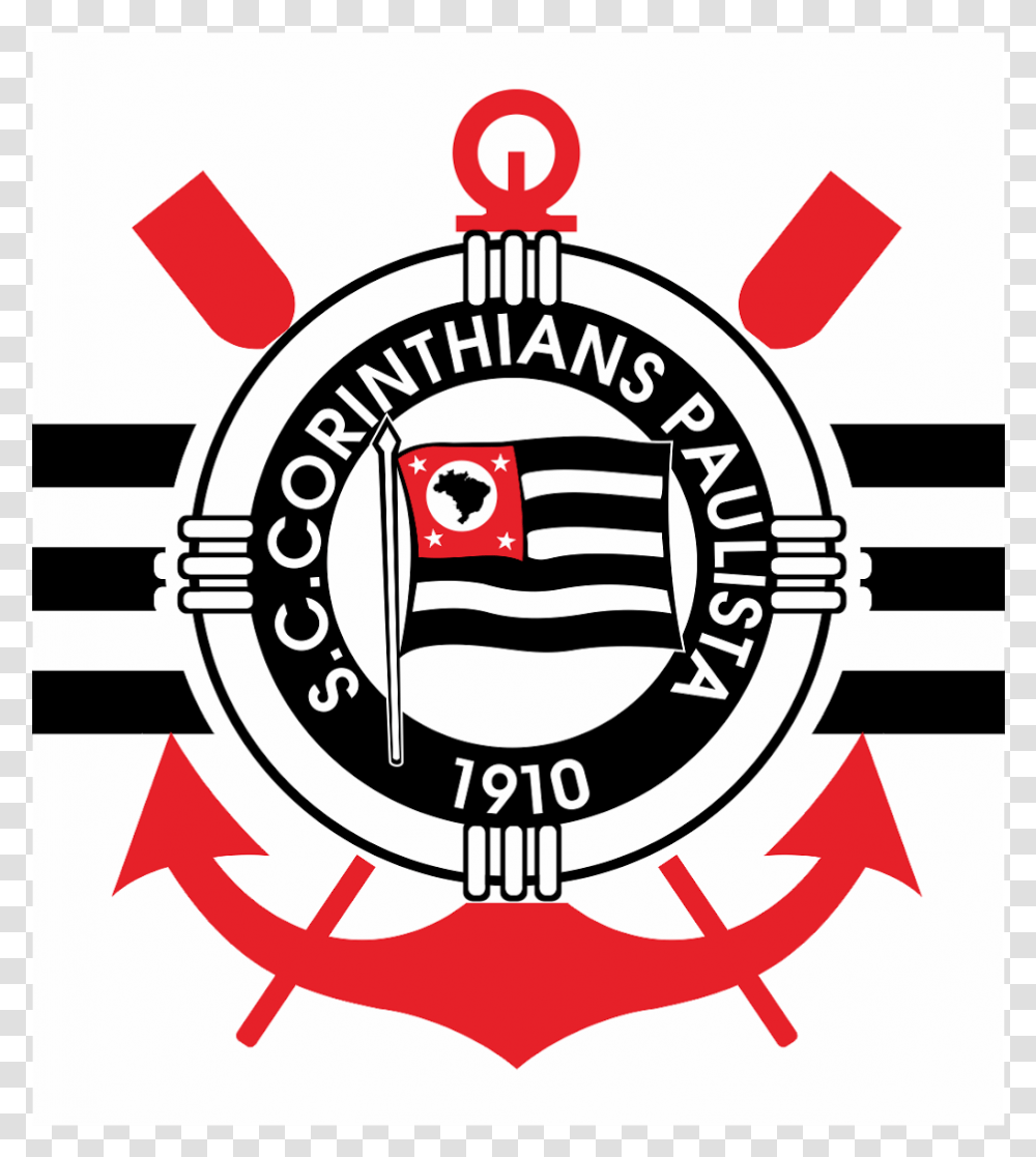 Escudo Do Corinthians Logo Vector Sport Club Corinthians Paulista, Flag, Trademark, Emblem Transparent Png