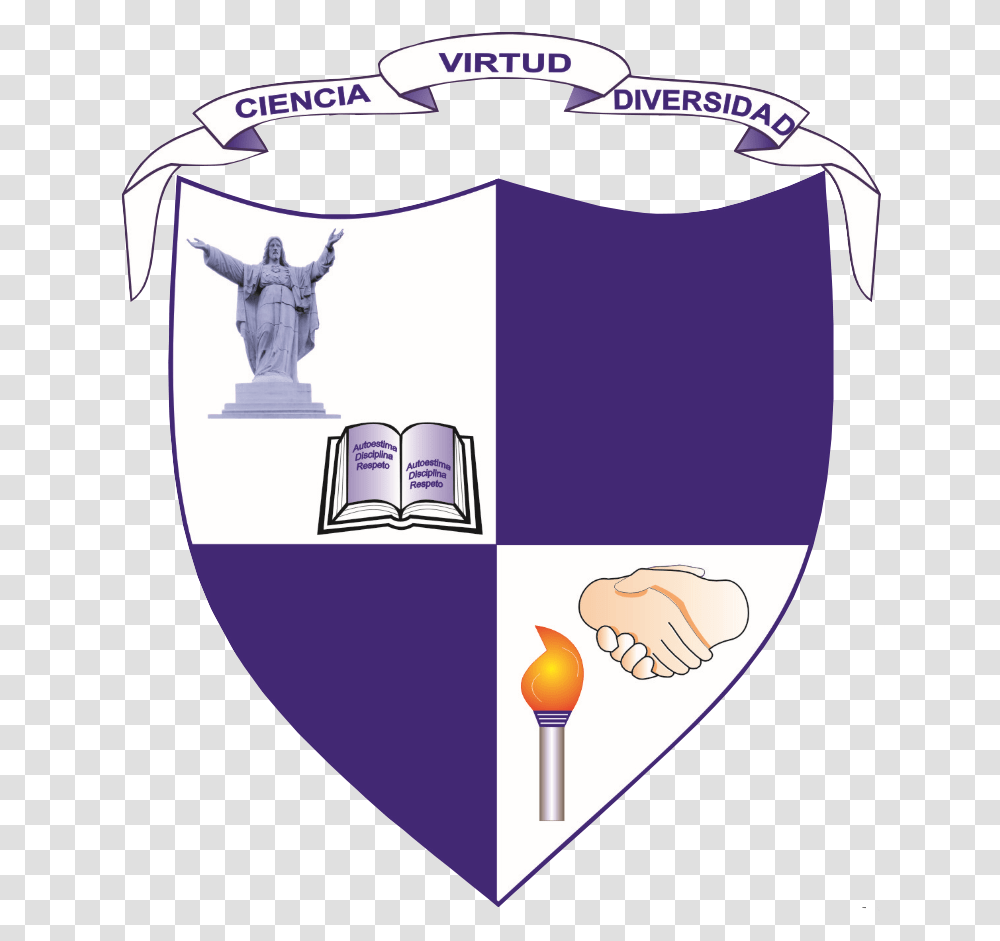 Escudo Institucion Educativa El Salvador, Person, Label, Hand Transparent Png