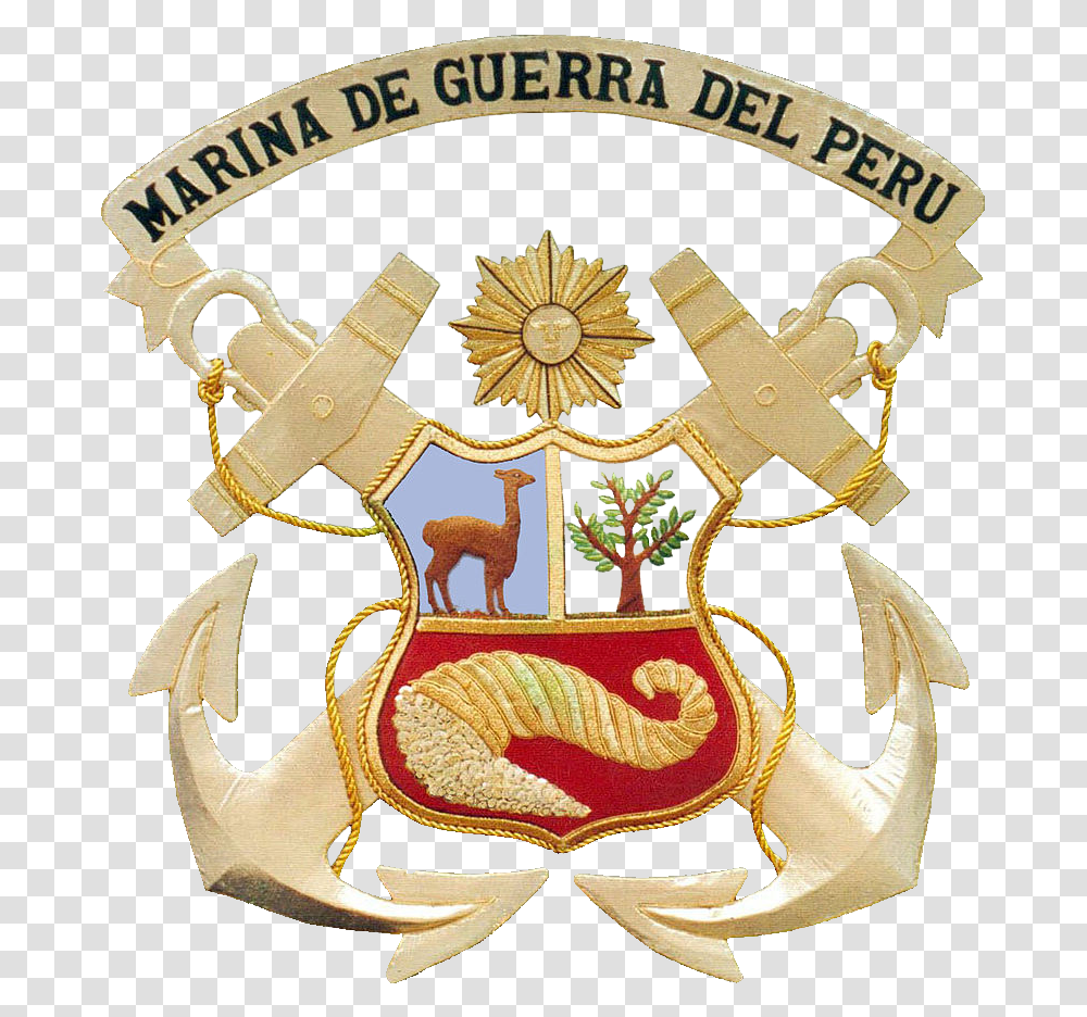 Escudo Marina De Guerra, Emblem, Logo, Trademark Transparent Png